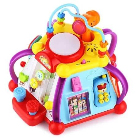 Jucarie cu activitati, Piramida cu sunete si lumini, 18 luni+, Hola