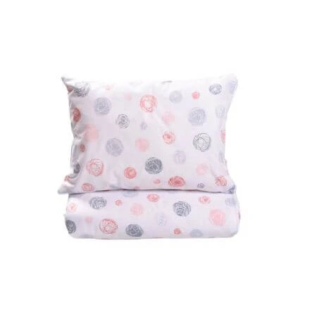 Lenjerie pentru patut, 120x60 cm, 5 piese, Ghemotoace, Fic Baby
