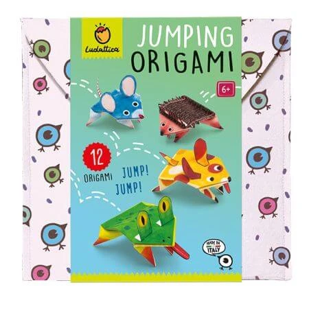 Set origami pentru incepatori, +6 ani, Origami Saltareti, Ludattica