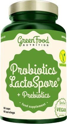 GreenFood Nutrition Probiotice LactoSpore® + Prebiotice 60 capsule