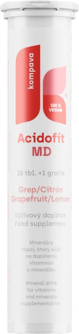 Kompava Acidofit lemon-grapefruit 16 comprimate efervescente