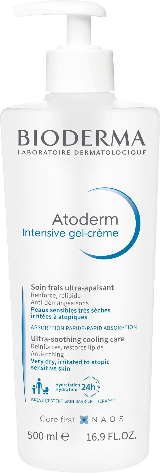 Bioderma Atoderm Gel-cremă intensivă pentru piele uscată și atopică 500 ml