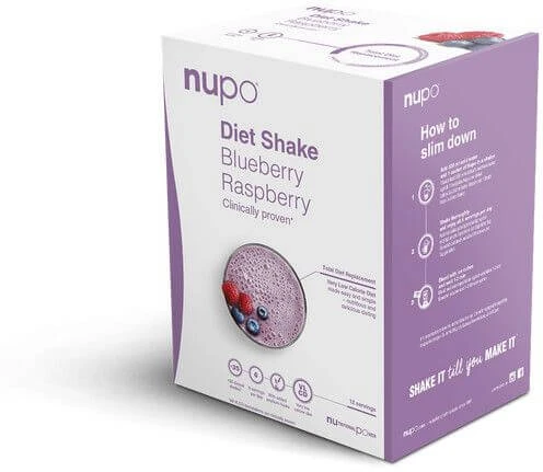 Pulbere de băut Nupo Diet - aromă de afine și zmeură 384 g