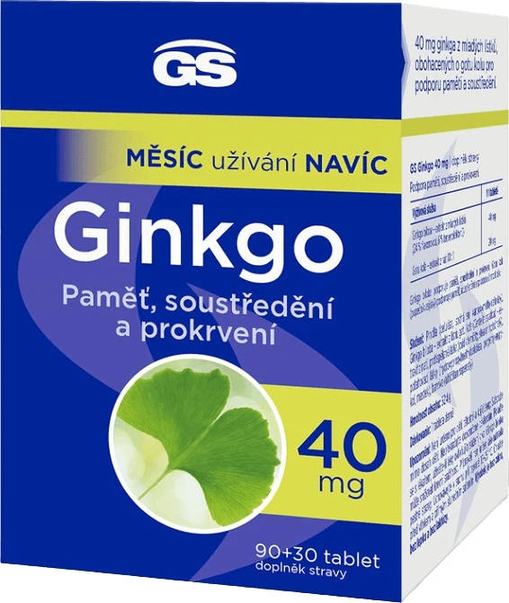 GS Ginkgo 40 mg 90 + 30 comprimate
