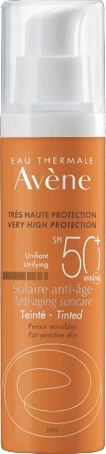 Avène Solaire Anti-age Teinte SPF50+ Cremă colorată pentru ten sensibil 50 ml