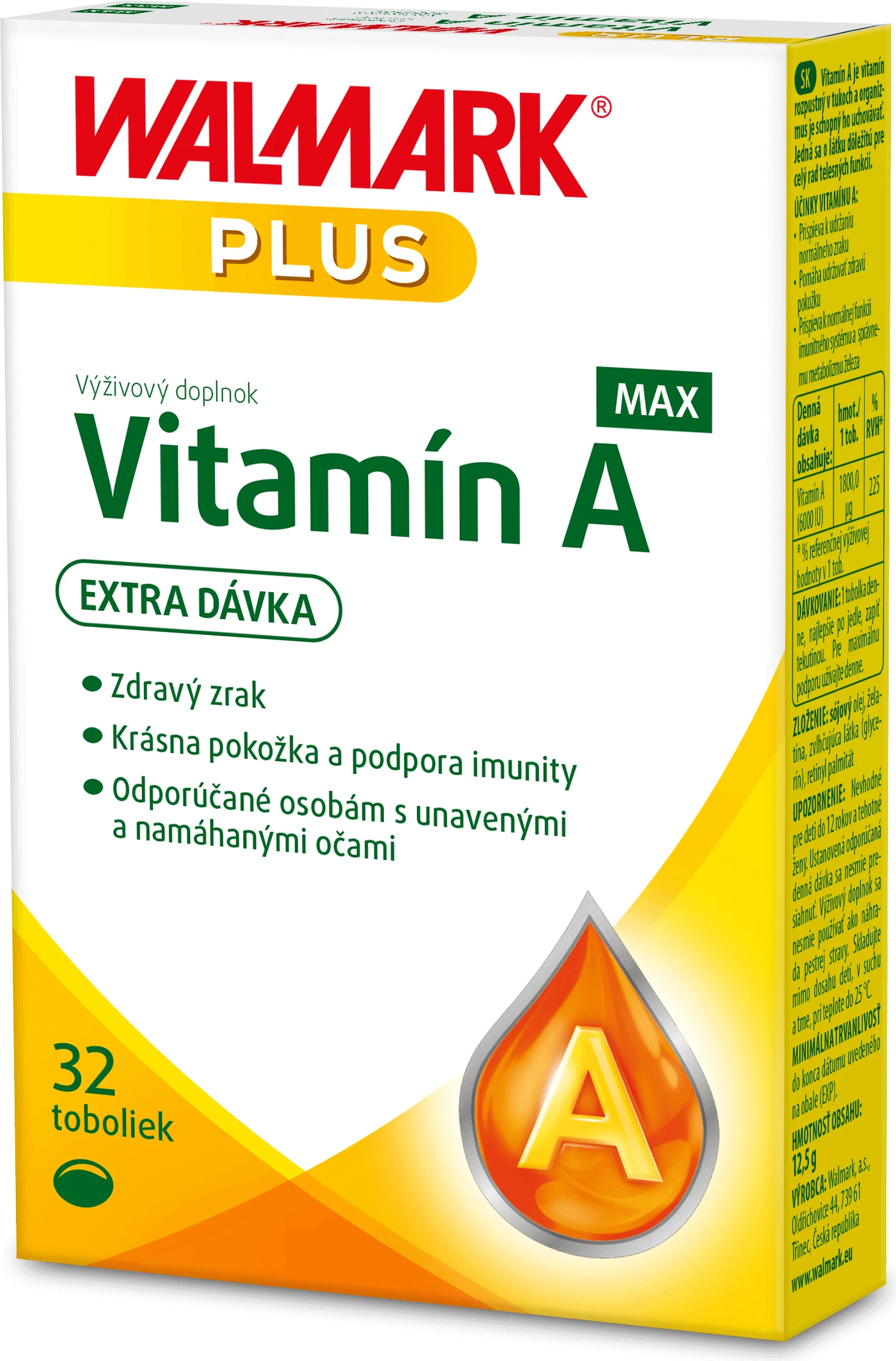 Walmark Vitamina A MAX 32 capsule