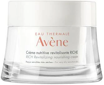 Avène Creme Nutritive Revitalisante Riche Cremă revitalizantă foarte hrănitoare pentru pielea sensibilă 50 ml