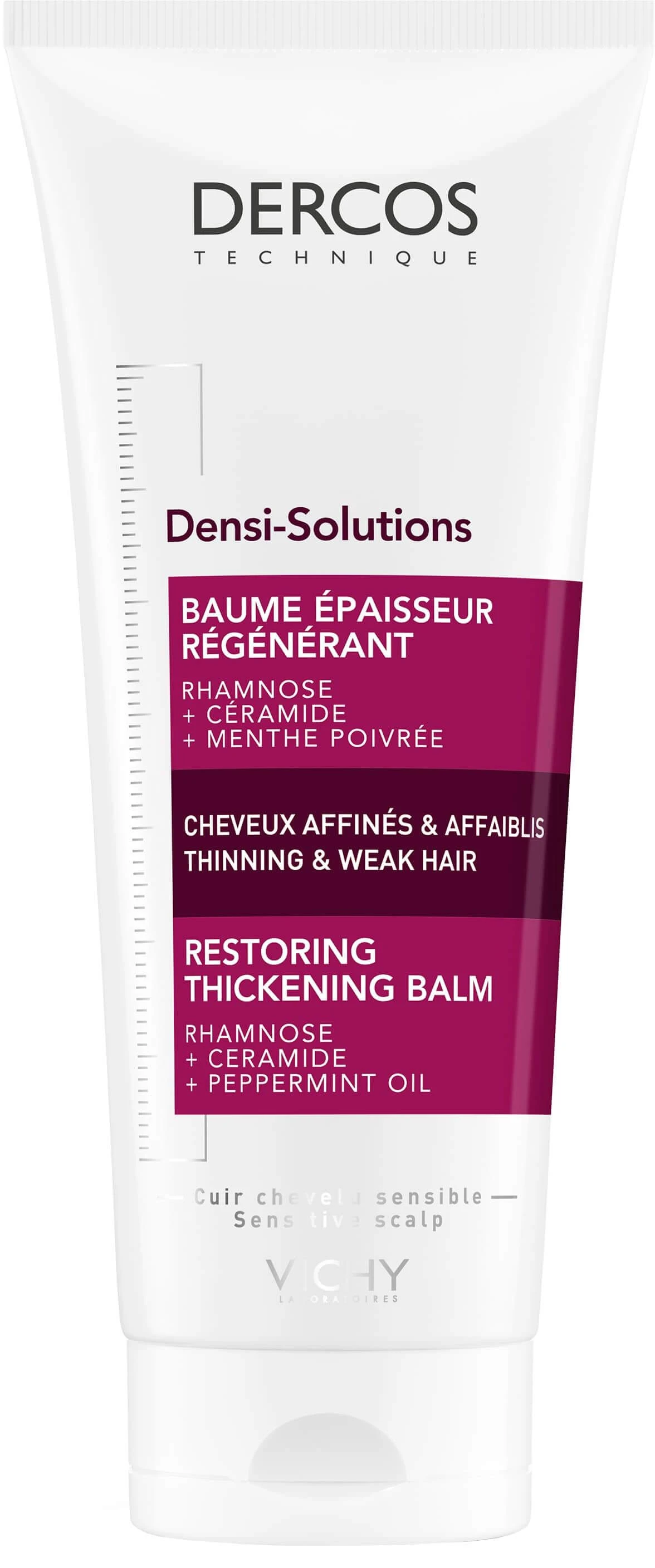Balsam cu efect regenerant și densificator Dercos Densi Solutions, 200 ml, Vichy
