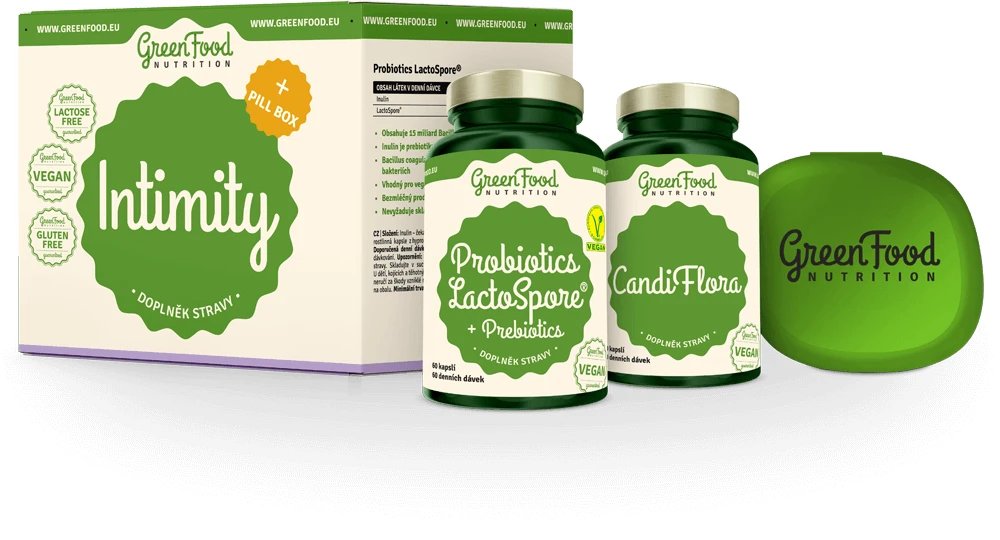 GreenFood Nutrition GreenFood Intimity + Pillbox 150 capsule