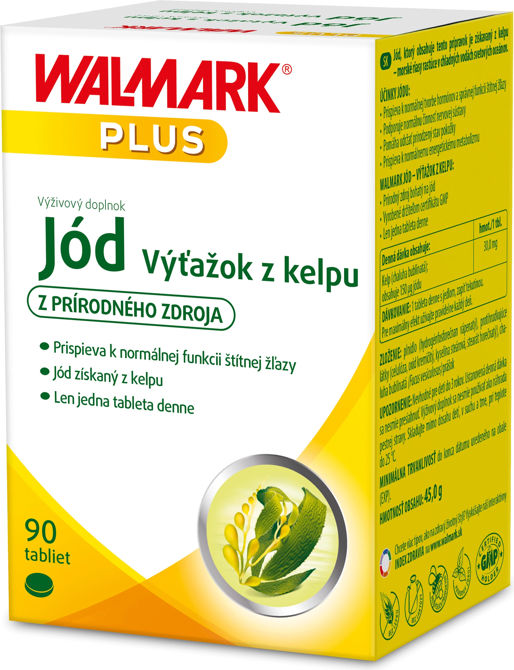 Walmark Iod Kelp Extract plus 90 comprimate