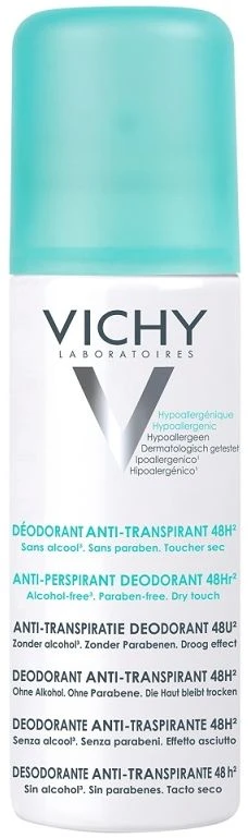 Vichy Deodorant Anti-Transpirant și Antiperspirant 48h Spray 125 ml