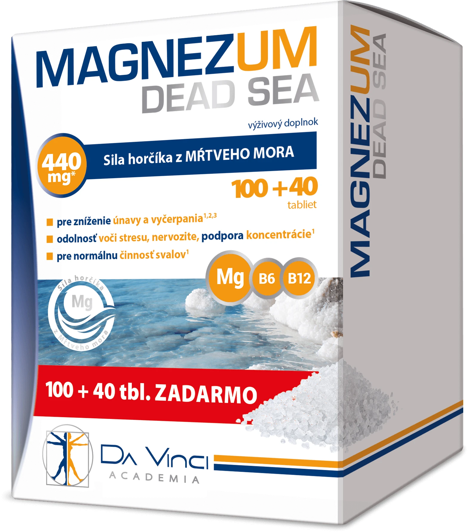 Da Vinci Academia Magneziu Marea Moartă 140 comprimate