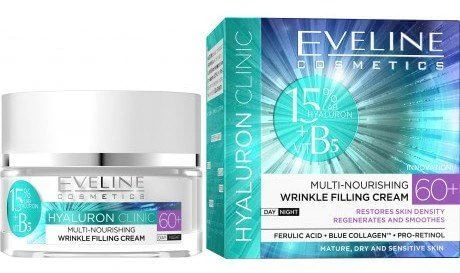 Eveline Cosmetics Hyaluron Clinic Cremă de zi și de noapte 60+ 50 ml