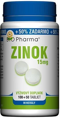 Bio Pharma Zinc 15 mg 150 comprimate