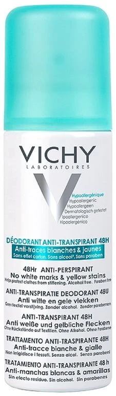 Vichy Deodorant Antiperspirant 48h Spray 125 ml