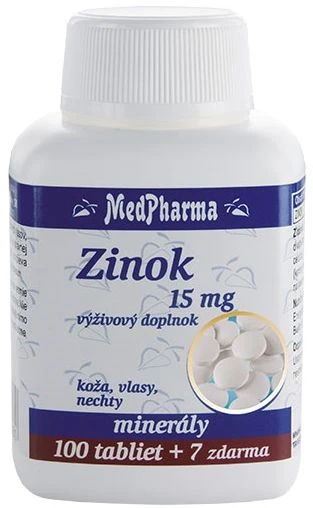 MedPharma Zinc 15 mg 107 comprimate