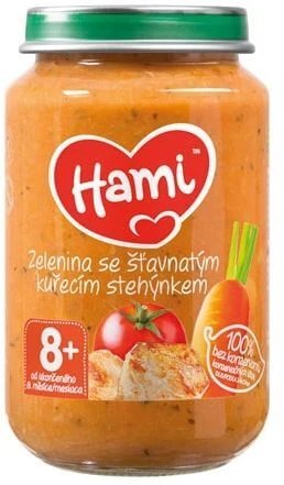 Hami Piure de legume cu picior de pui suculent 200 g