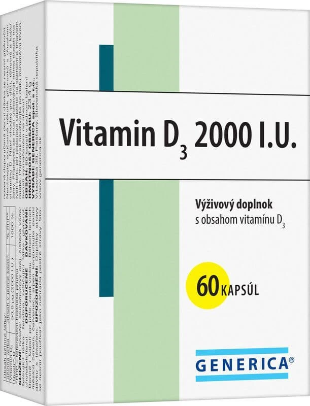 Generica Vitamina D3 2000 U.I. 60 capsule