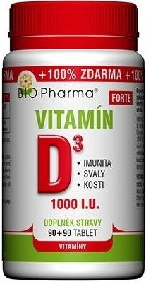Bio Pharma Vitamina D3 FORTE 180 comprimate