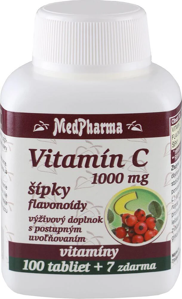 MedPharma Vitamina C 1000 mg cu săgeți 107 comprimate