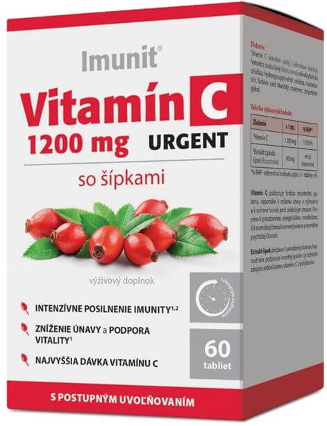 Imunit Vitamina C 1200 mg URGENT cu săgeți 60 comprimate
