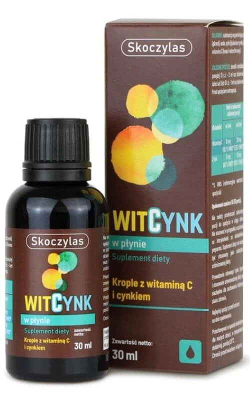 Skoczylas WitCynk (vitamina C + zinc) picături 30ml