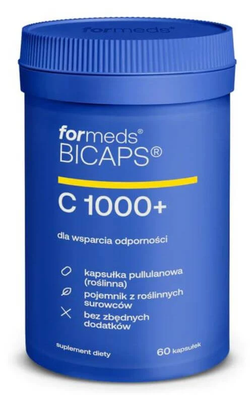 BICAPS Vitamina C 1000+ PLUS vitamina C, 60 capsule, Formeds