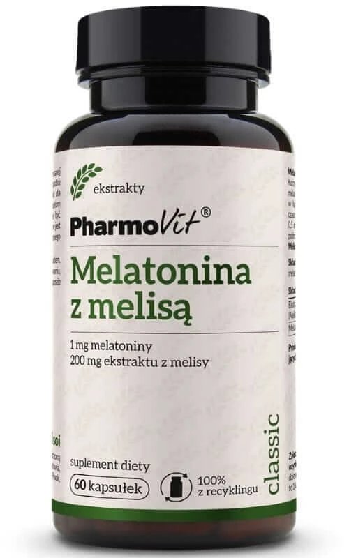Melatonină cu melissa 60 capsule Pharmovit Classic
