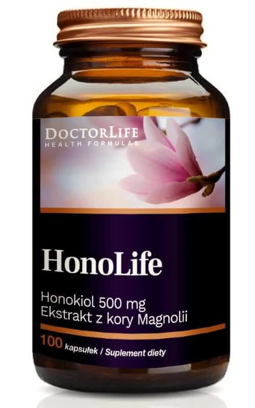 Doctor Life HonoLife Honokiod extract de scoarță de magnolie 500mg, 100 capsule