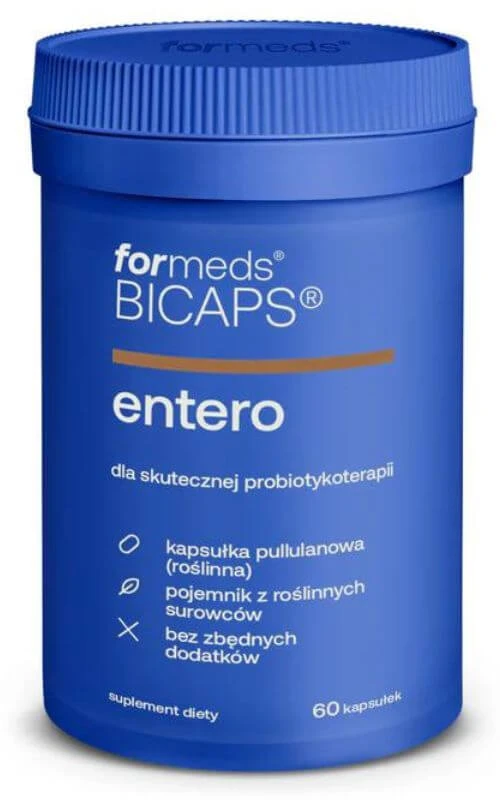 Bicaps ENTERO Saccharomyces Boulardii 60 capsule. Formate