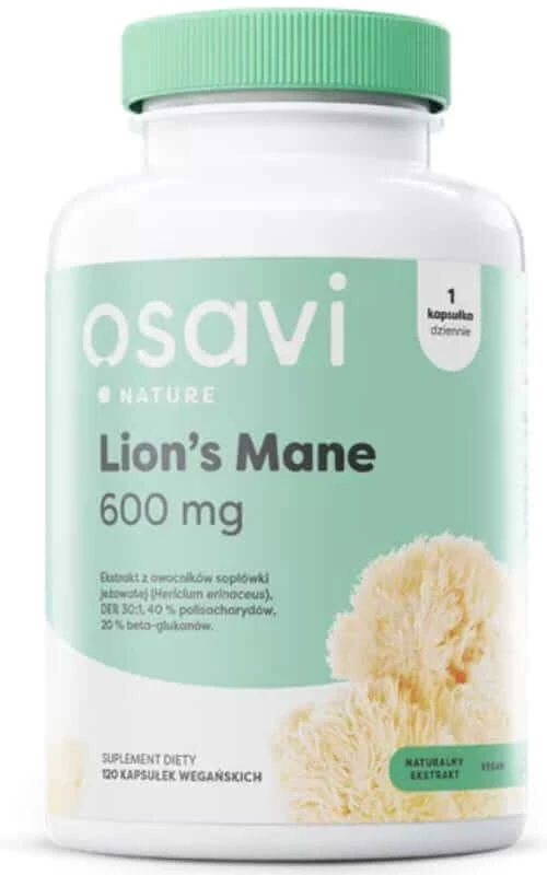 Osavi Lion's Mane (coneflower) 600 mg - 120 capsule vegane