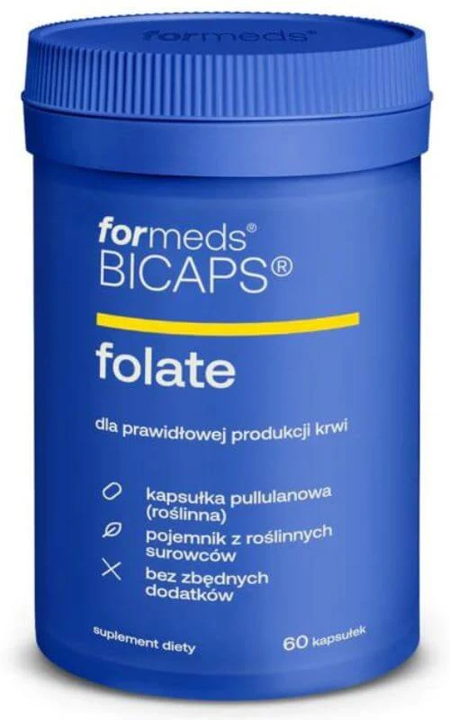 BICAPS FOLATE 500 µg Folat (60 caps) Formeds