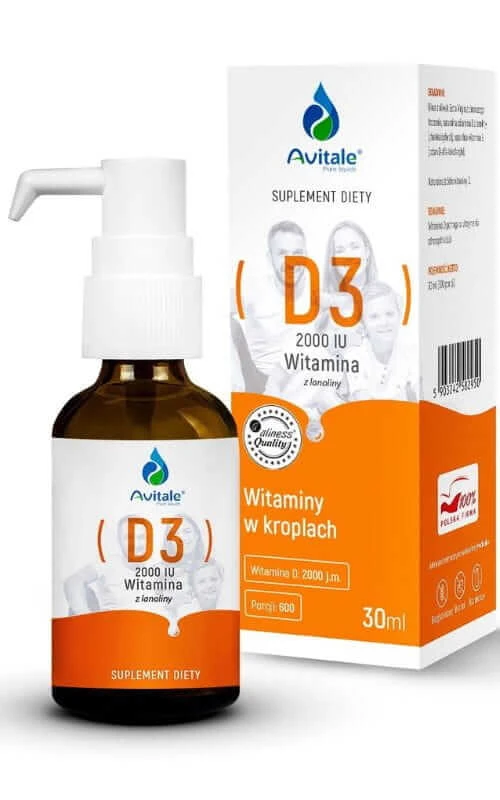 Avitale D3 2000 UI din lanolină 30 ml Aliness