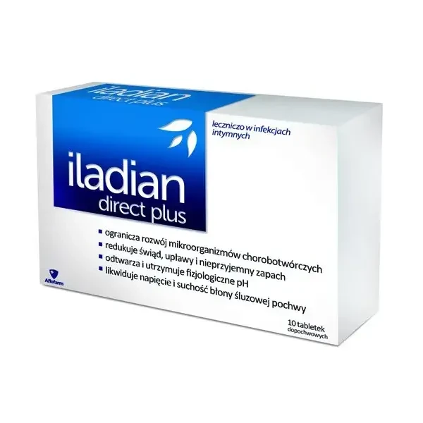 Iladian Direct Plus, 10 comprimate vaginale