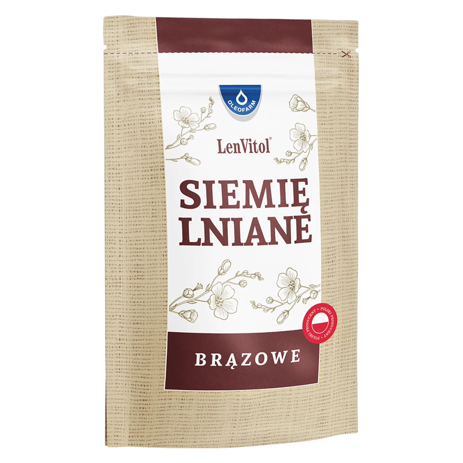 Oleofarm LenVitol, semințe de in maro, 450 g