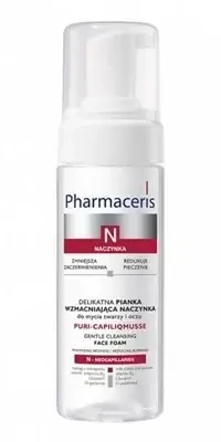 Pharmaceris N Puri-Capiliqmusse, Spumă delicată de întărire vasculară pentru față și ochi, 150 ml