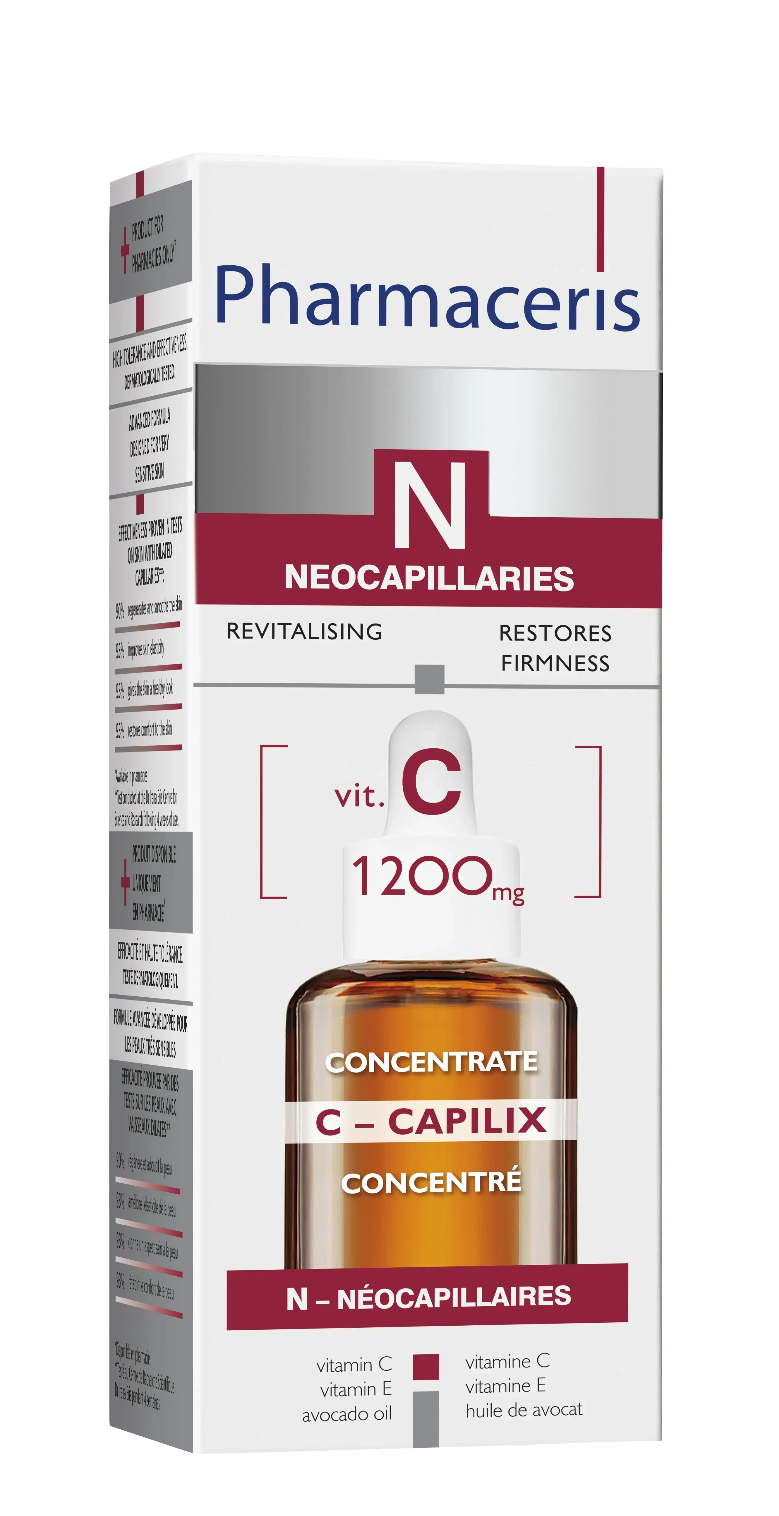 Pharmaceris N C-Capilix, concentrat de vitamina C 1200 mg, întărire și netezire, 30 ml
