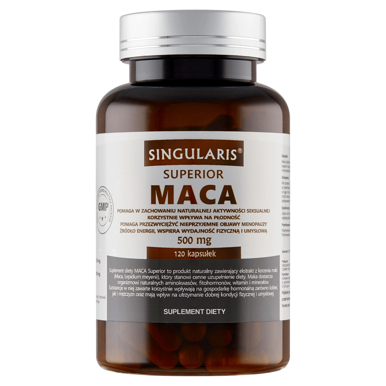 Singularis Superior Maca 500 mg, 120 capsule