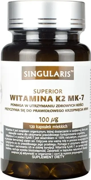 Singularis Superior Vitamin K2 MK7, 120 capsule