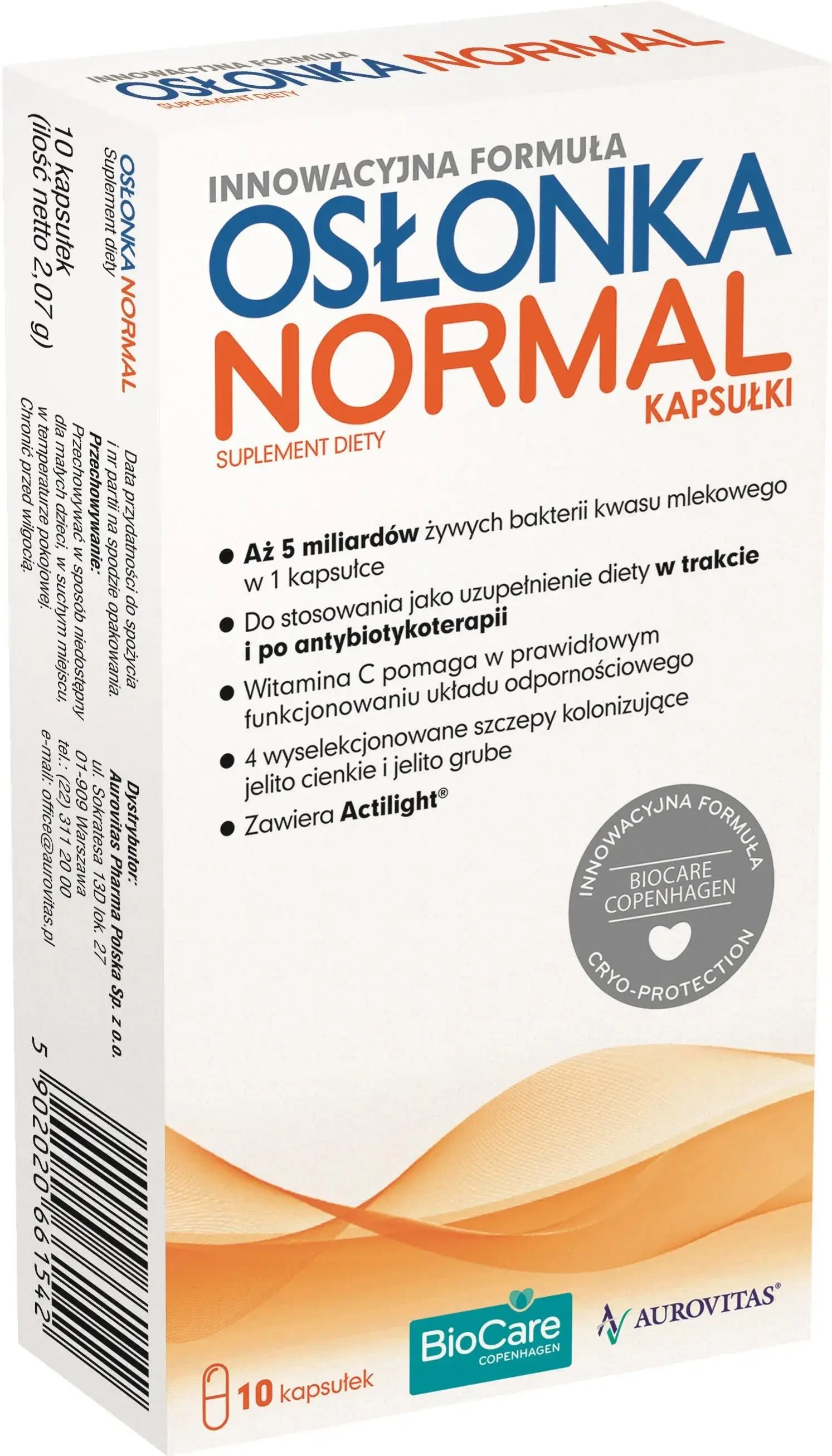 Înveliș Normal, 10 capsule