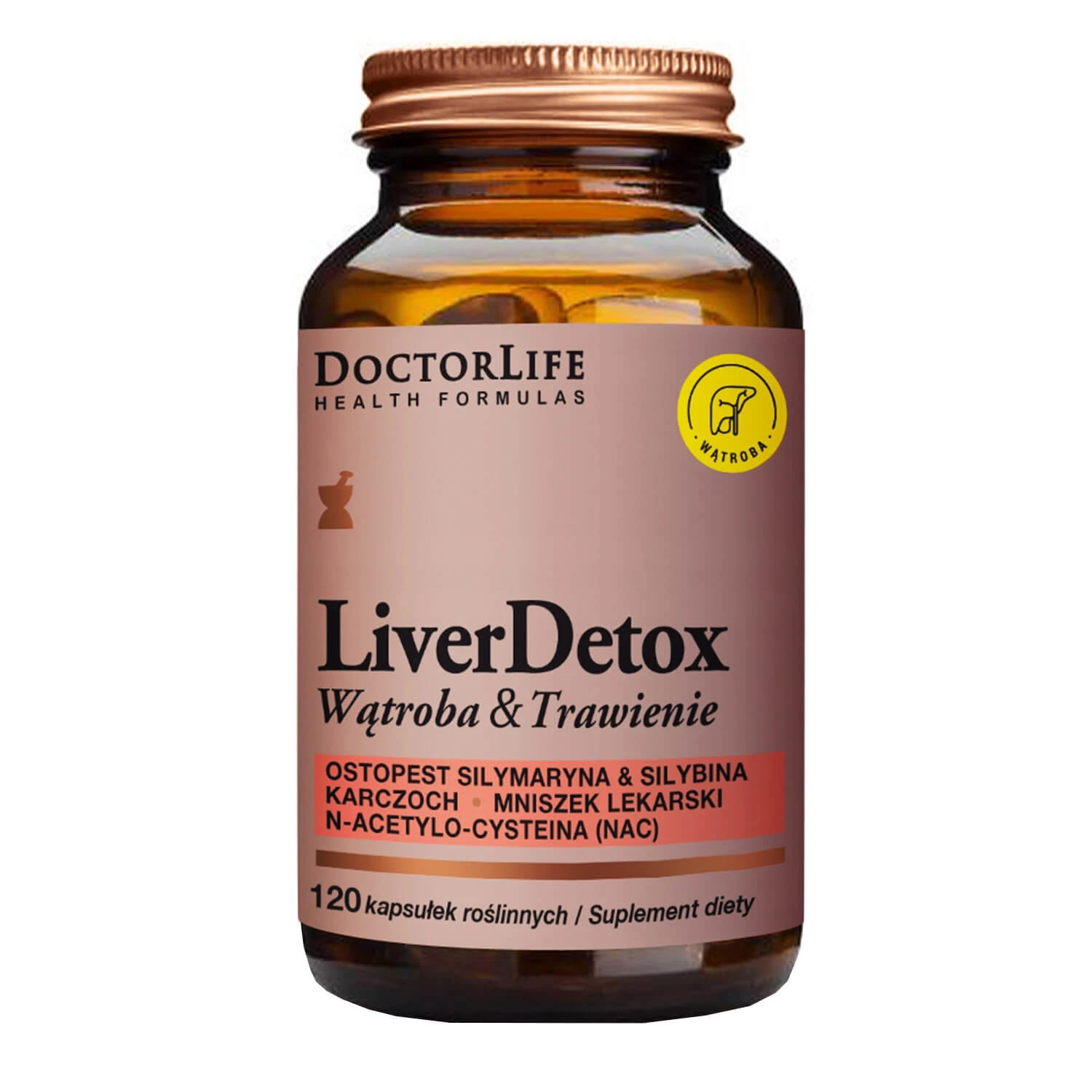Doctor Life Liver Detox Ficat și digestie, 120 capsule vegetariene