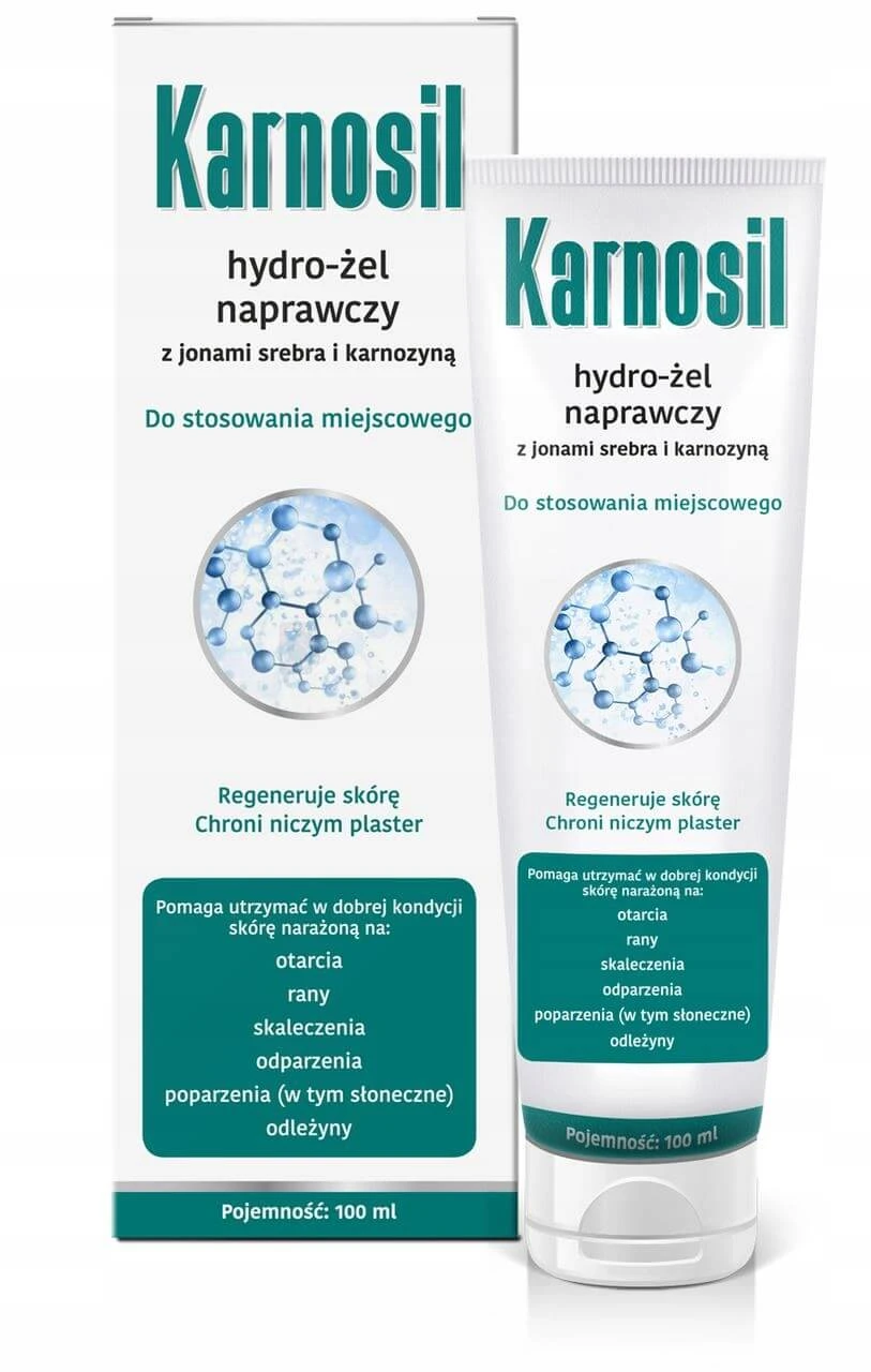 Karnosil hydro repair gel, cu ioni de argint și carnosină, 100 ml