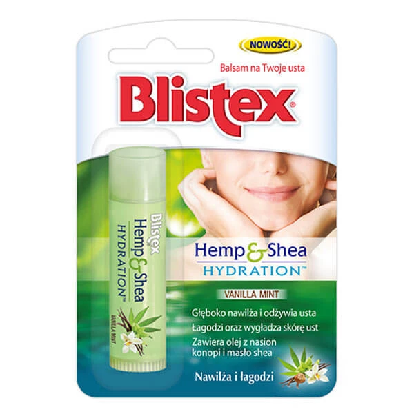 Blistex Hemp & Shea Hydration, balsam de buze, 4.25 g