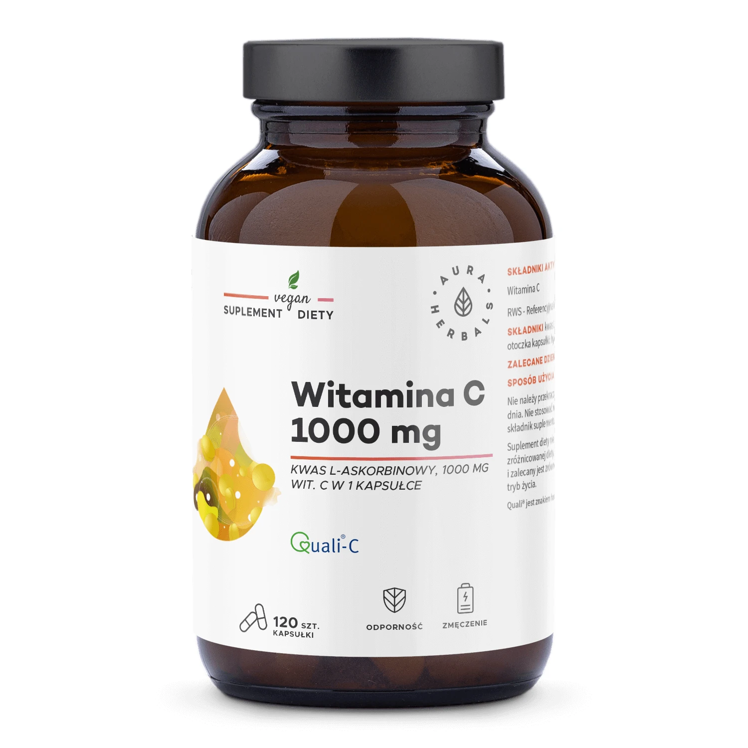 Aura Herbals Vitamina C 1000 mg, 120 capsule