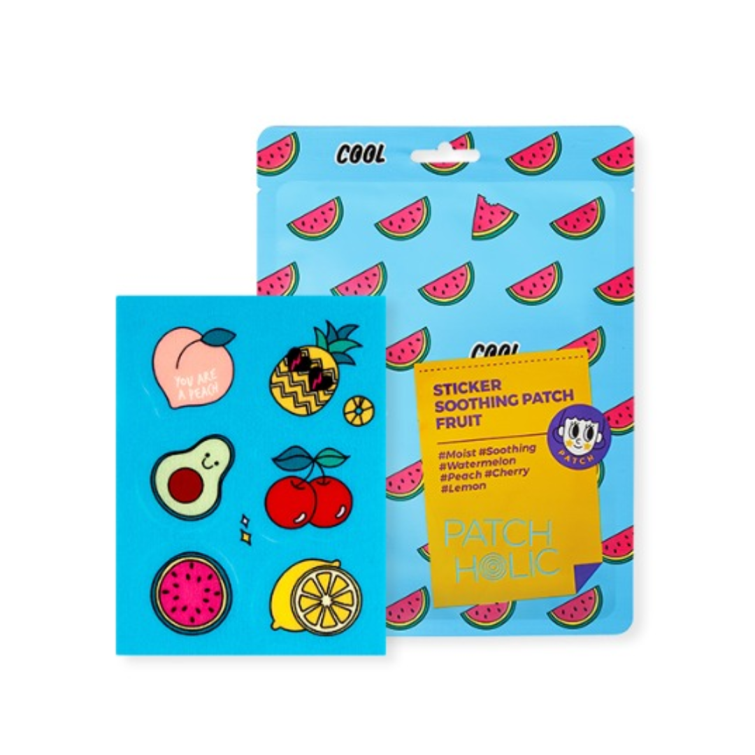 Plasturi hidratare a tenului, motive fructate, Patch Holic