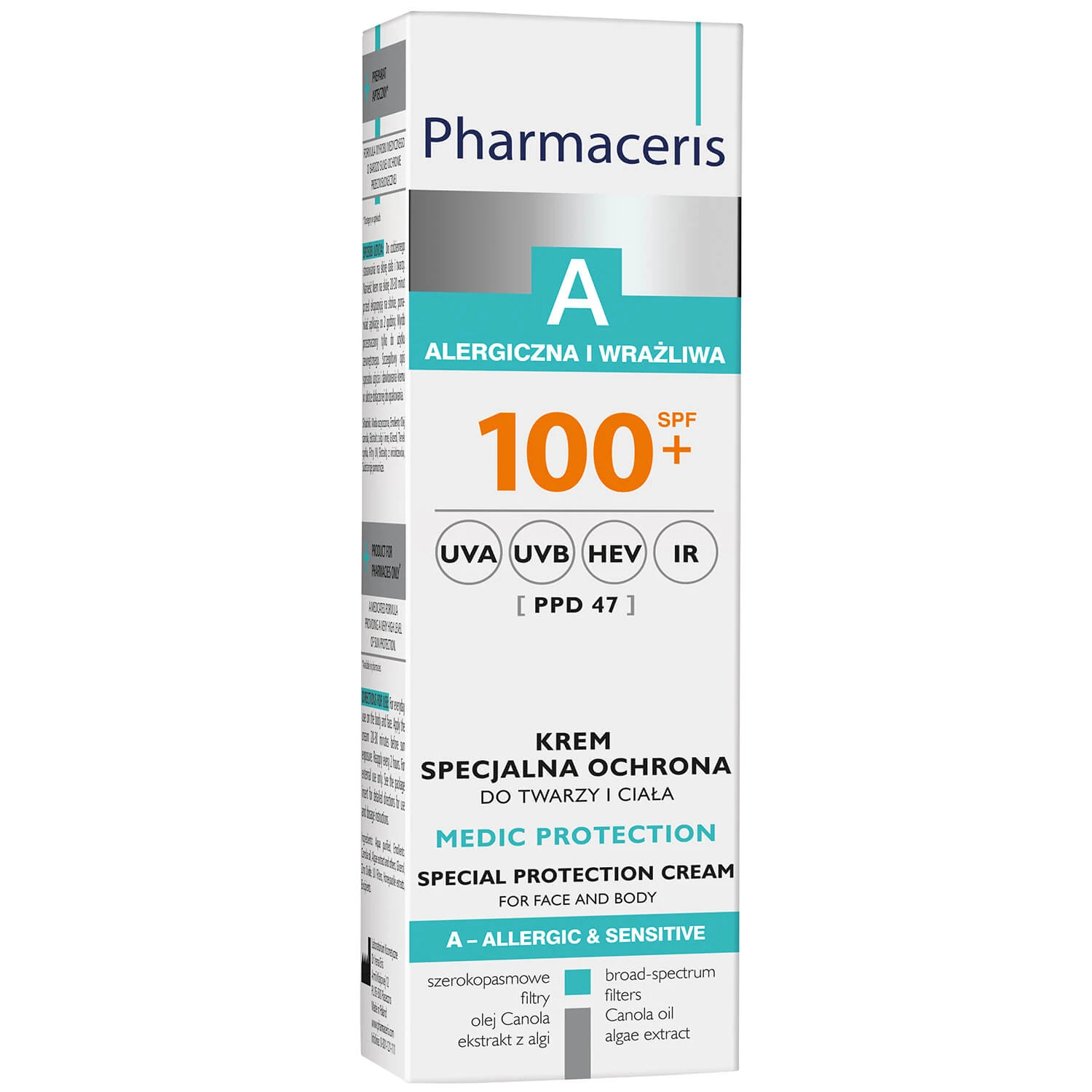 Cremă de protecție specială Pharmaceris A Medic Protection pentru față și corp, SPF 100+, 75 ml, Dr Irena Eris