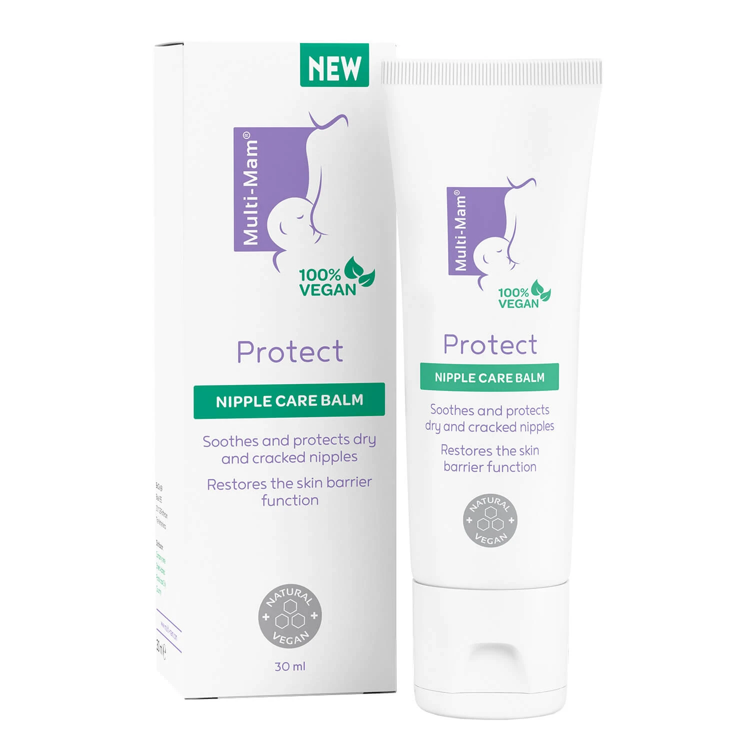 Multi-Mam Protect, Loțiune protectoare de îngrijire a mameloanelor pentru mamele care alăptează, 30 ml