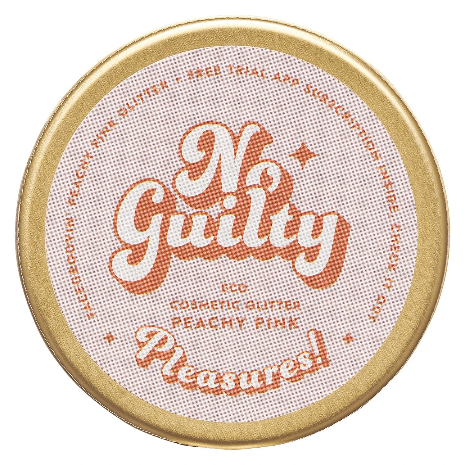 Ministry of Good Soap Facegroovin' Eco Glitter, sclipici bio pentru decorarea corpului și a feței, Peachy Pink, 10 g