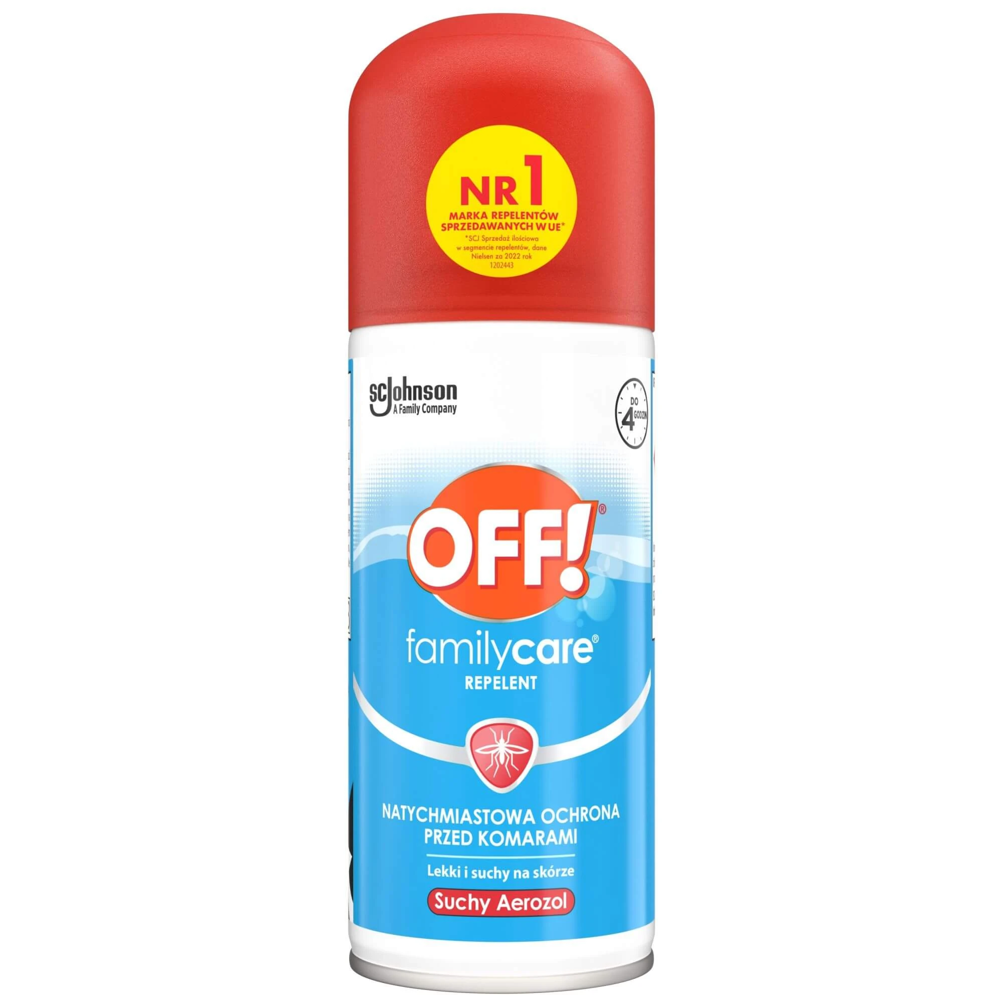 OFF! Family Care, spray uscat împotriva țânțarilor, DEET 15%, 100 ml