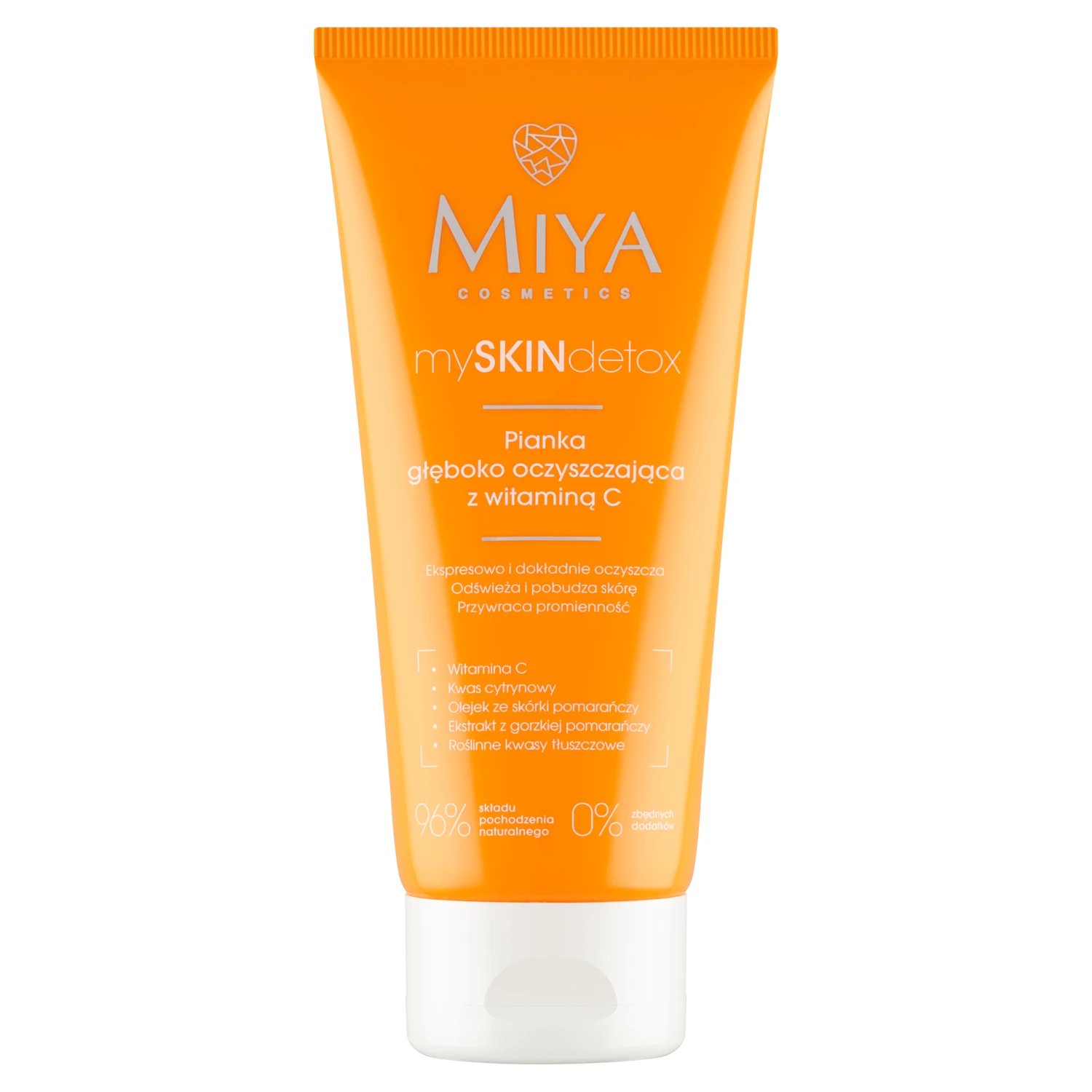 Miya mySKINdetox, spumă de curățare profundă cu vitamina C, 100 ml